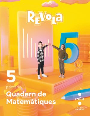 Portada del producto:  Quadern Matemàtiques. 5 Primària. Revola. Illes Balears