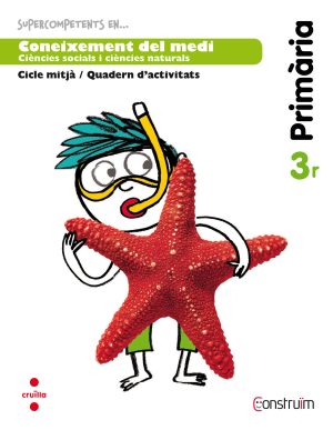 Portada del producto:  Supercompetents en… Coneixement del medi. 3 Primària. Construïm. Quadern