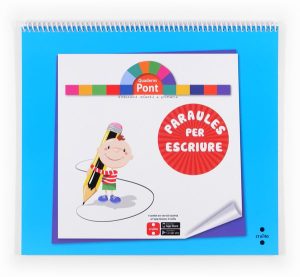 Portada del producto:  Paraules per escriure. Quaderns Pont