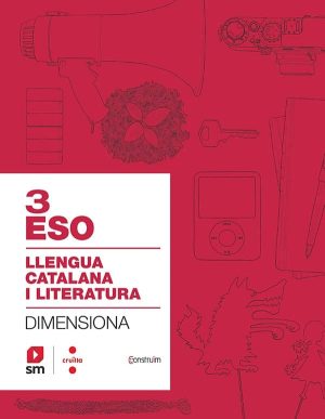 Portada del producto:  Quadern Llengua catalana i literatura. 3 ESO. Dimensiona. Construïm