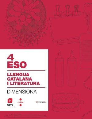 Portada del producto:  Quadern Llengua catalana i literatura. 4 ESO. Dimensiona. Construïm