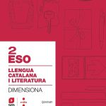 Portada del producto:  Quadern Llengua catalana i literatura. 2 ESO. Dimensiona. Construïm