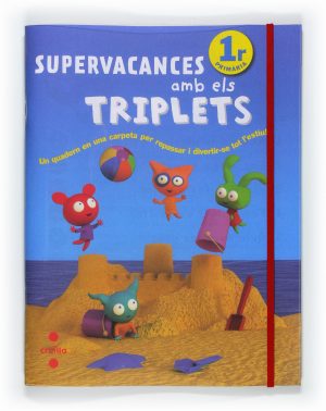 Portada del producto:  Supervacances amb els Triplets. 1r Primària