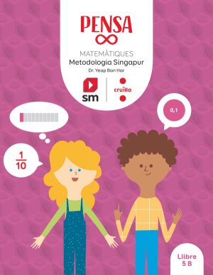 Portada del producto:  Pensa infinit. Matemàtiques. Metodología Singapur. 5 Primària. Cruïlla