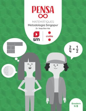 Portada del producto:  Pensa infinit. Matemàtiques. Metodologia Singapur. 4 Primària. Cruïlla