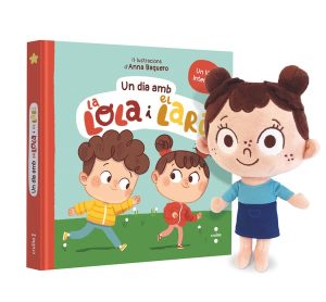 Portada del producto:  Lot Un dia amb la Lola i el Lari amb nino