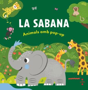 Portada del producto:  Animals amb pop-up. La sabana