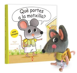 Portada del producto:  Lot Què portes a la motxilla amb nino