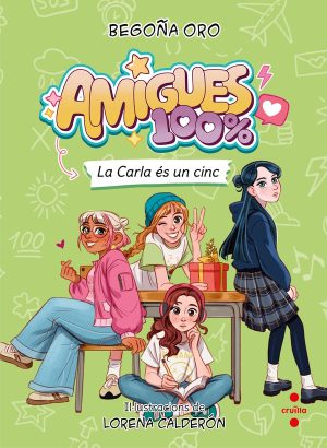 Portada del producto:  Amigues 100% 2. La Carla és un cinc