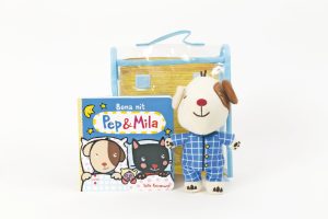 Portada del producto:  Pep i Mila. Lot Bona nit. Llibre + nino Pep